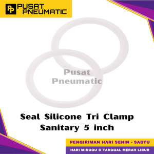 [EZM.9501426] 5" Gasket Seal Silicone Tri Clamp Ferrule Sanitary 5 inch
