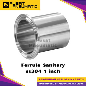[EZM.9501463] 1" Ferrule Sanitary Foodgrade Stainless Steel 304 1 inch