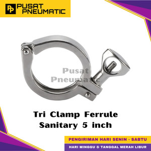 [EZM.9501467] 5" Tri Clamp Ferrule Sanitary Stainless Steel 304 5 inch