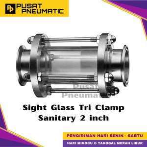 [EZM.9501466] 2" Sight Glass Tri Clamp Sanitary Stainless Steel 316 2 inch