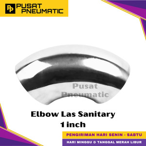[EZM.9501469] 1" Elbow Las Weld End Sanitary Stainless Steel 316L 1 Inch