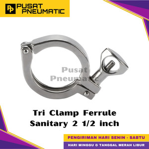 [EZM.9501474] 2 1/2" Tri Clamp Ferrule Sanitary Stainless Steel 304 2 1/2 inch