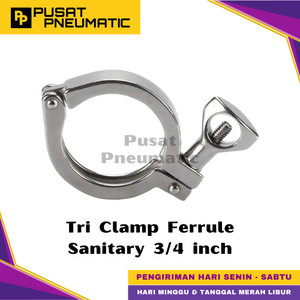 [EZM.9501482] 3/4" Tri Clamp Ferrule Sanitary Stainless Steel 304 3/4 inch
