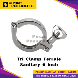 [EZM.9501484] 6" Tri Clamp Ferrule Sanitary Stainless Steel 304 6 inch