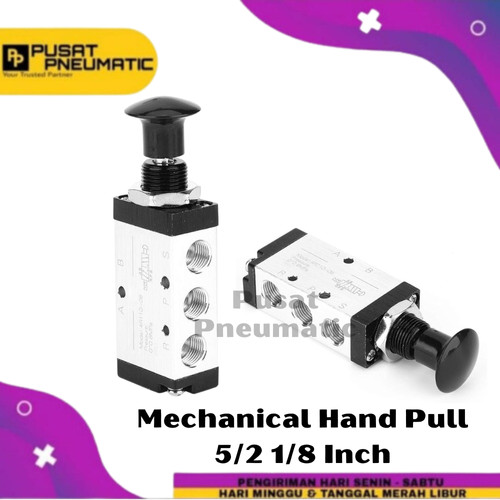 [EZM.9501512] MECHANICAL VALVE HAND PULL VALVE 5/2 1/8"