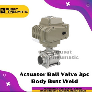 [EZM.9501599] Motorized Electric Actuator On Off Ball Valve 3Pc Butt Weld 1 Inch