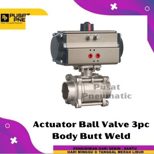 [EZM.9501626] Actuator Ball Valve 3Pc Body Butt Weld Single Acting Size 3 Inch