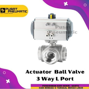 [EZM.9501656] Actuator Ball Valve 3 Way Type L Port Single Acting Size 1 Inch