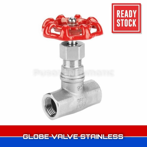 [EZM.9501720] 2" Globe Valve Drat Stainless Steel 316 2 Inch