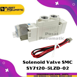 [EZM.9501762] Solenoid Valve SMC SY7120-5LZD-02 Selenoid Valve SY7120 5LZD 02 DC 24