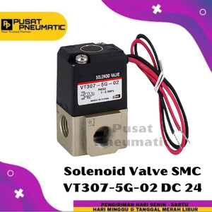 [EZM.9501763] Solenoid Valve SMC VT307-5G-02 Selenoid Valve VT 307 5G 02 DC 24
