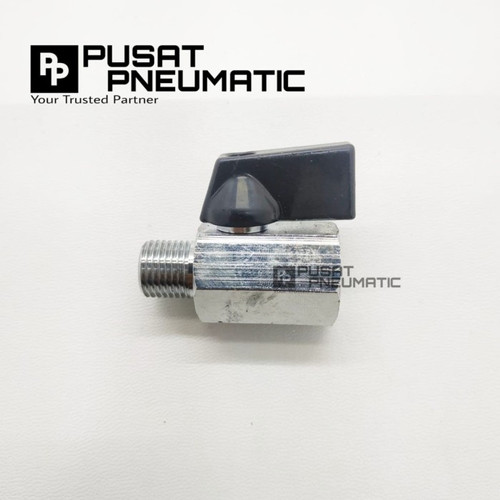 [EZM.9501839] Mini Ball Valve Male Female 3/8 Inch