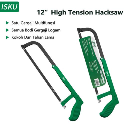 [EZM.5500192] ISKU Gergaji Besi Pipa/Hacksaw Heavy Duty 8 10 12 inch Panjang