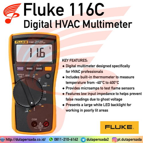 Fluke 116 Digital HVAC Multimeter 115 117
