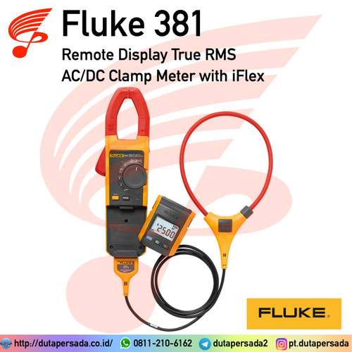 Fluke 381 Remote Display True RMS AC/DC Clamp Meter with iFlex