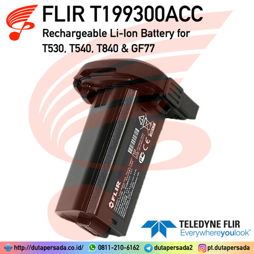 FLIR T199300ACC Rechargeable Li-Ion Battery T530 T540 T560 T840 GF77