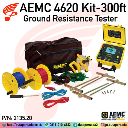 AEMC 4620 Kit-300ft Ground Resistance Tester