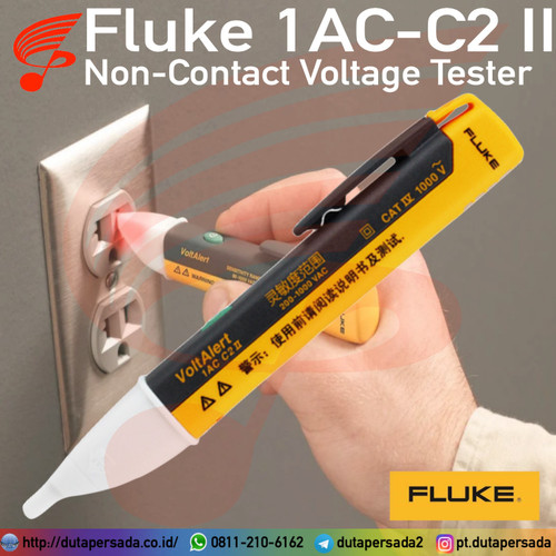 Fluke 1AC-C2 II Non-Contact Voltage Tester VoltAlert Electrical Tester