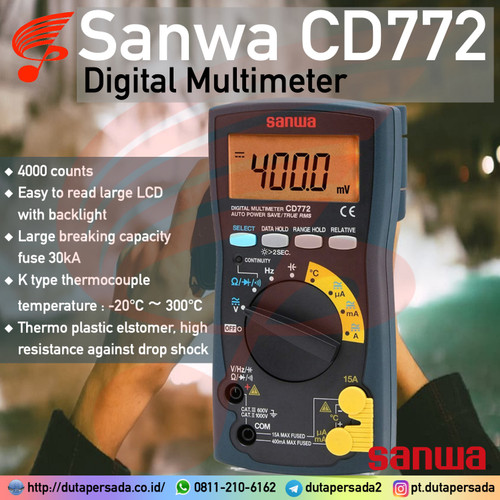 Sanwa CD772 Digital Multimeter CD771