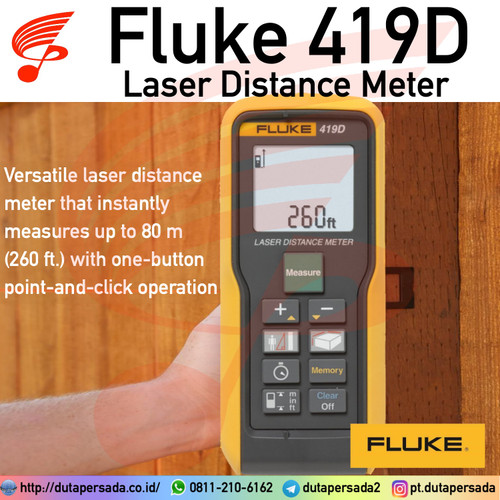 Fluke 419D 80m Laser Distance Meter Leica D2 Bosch GLM 80