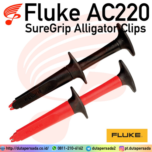 Fluke AC220 SureGrip Alligator Clips