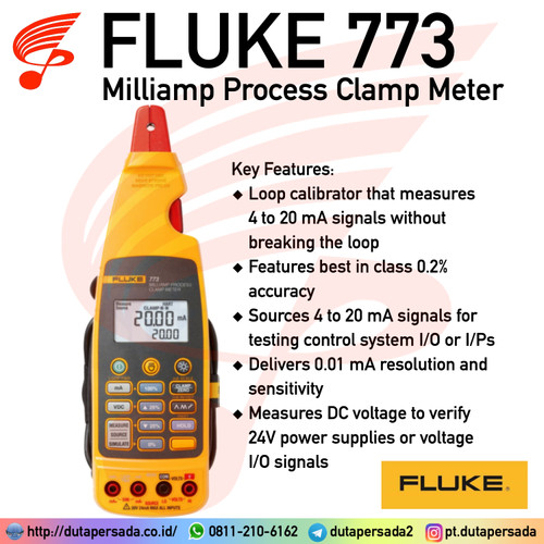 Fluke 773 Milliamp Process Clamp Meter