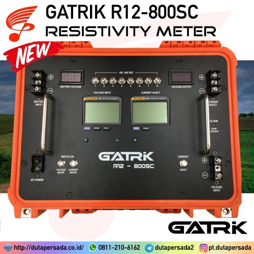 Gatrik R12-800SC Geolistrik Resistivity Meter Naniura NRD-300