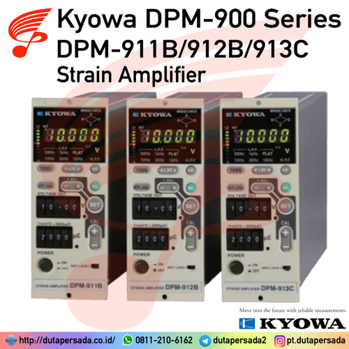 Kyowa DPM-900 Series DPM-911B/912B/913C Strain Amplifier