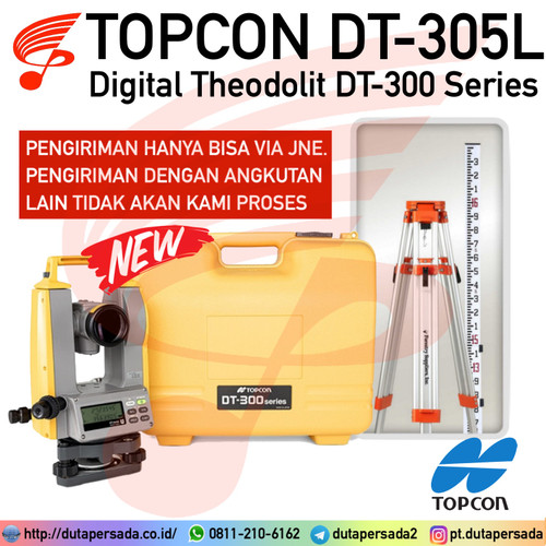 Topcon DT-305L Digital Theodolite DT-300 Series DT305L DT-205L DT205L