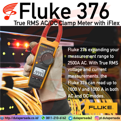 Fluke 376 True RMS AC / DC Clamp Meter with iFlex / Tang Ampere