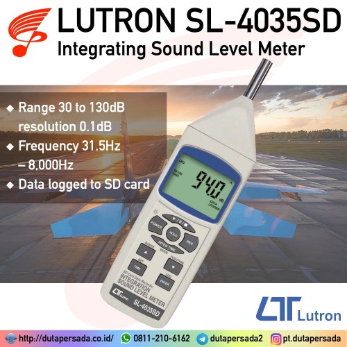 Lutron SL-4035SD Integrating Sound Level Meter SL-4010 SL-4011 SL-4013 - NON GARANSI