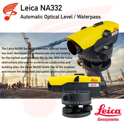 Leica NA332 Automatic Optical Level / Waterpass NA 332 - Topcon AT-B4