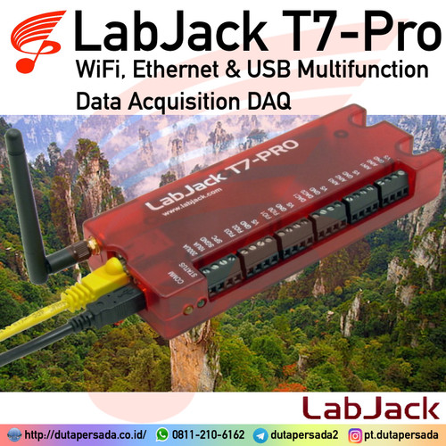 LabJack T7-Pro WiFi, Ethernet & USB Multifunction Data Acquisition DAQ