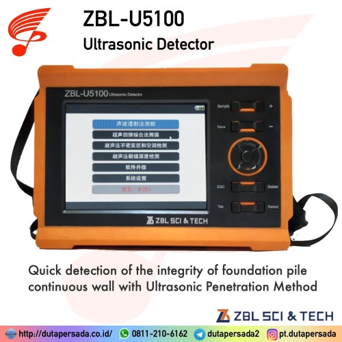 ZBL U5100 Ultrasonic Concrete Flaws Detector Integrity Foundation Pile