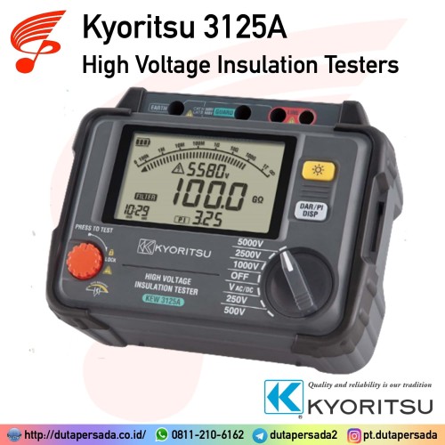Kyoritsu 3125A High Voltage Insulation Testers / Megger 3125
