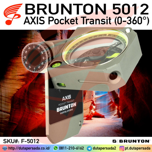 Brunton 5012 AXIS Pocket Transit Compass - Kompas Geologi 5010 5008