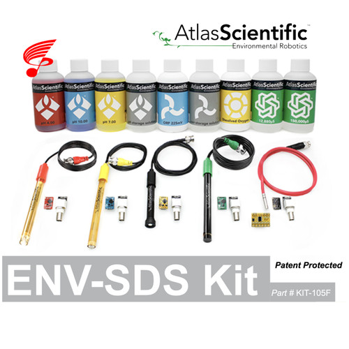 Atlas Scientific ENV-SDS pH ORP Dissolved Oxygen (DO) Conductivity RTD