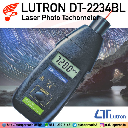 Lutron DT-2234BL - Laser Photo Tachometer - NON GARANSI