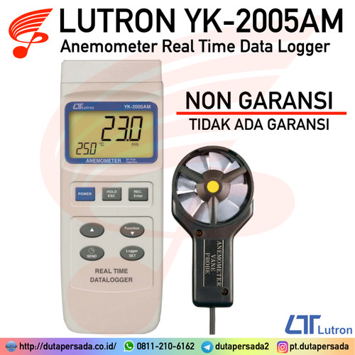 Lutron YK-2005AM Anemometer Real Time Data Logger - NON GARANSI