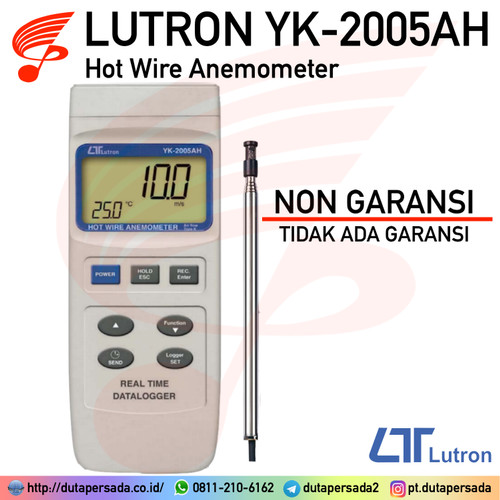 Lutron YK-2005AH Hot Wire Anemometer - NON GARANSI