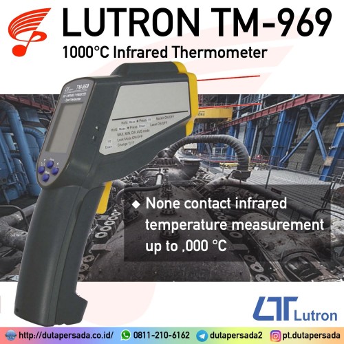 Lutron TM-969 1000 C Infrared Thermometer - NON GARANSI
