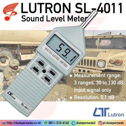 Lutron SL-4011 Sound Level Meter - NON GARANSI