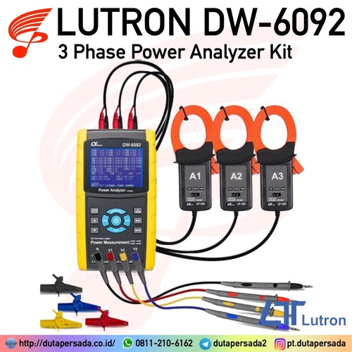 Lutron DW-6092 3 Phase Power Analyzer - NON GARANSI