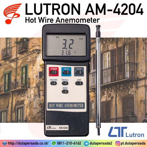 Lutron AM-4204 Hot Wire Anemometer - NON GARANSI