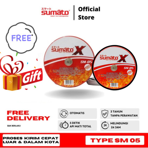 [EZO.0200035] APAR ALAT PEMADAM API OTOMATIS - BUNDLING  2pcs Sumato Type SM 05