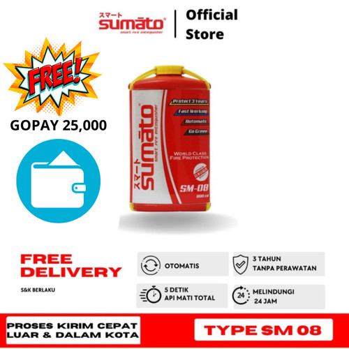[EZO.0200013] Sumato - Smart Fire Extinguisher Alat Pemadam Api Otomatis SM 08
