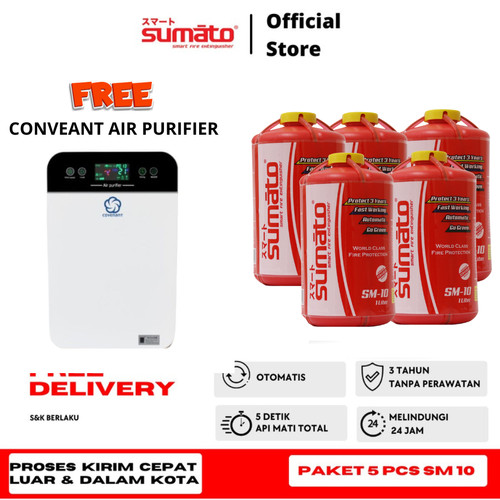 [EZO.0200019] Sumato - Alat Pemadam Api Otomatis Bundling 5 pcs SM 10