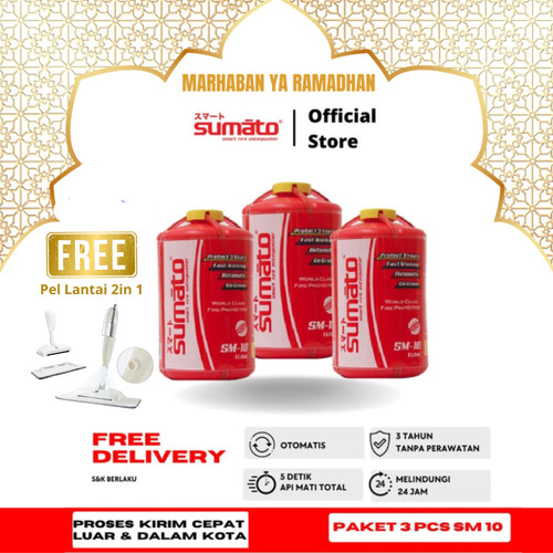 Sumato - Alat Pemadam Api Otomatis Bundling 3 pcs SM 10