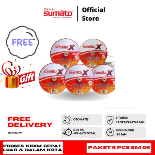 [EZO.0200040] Sumato - Alat Pemadam Api Otomatis Bundling 5 pcs SM 05