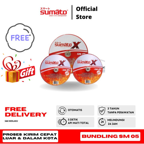 [EZO.0200041] Sumato - Alat Pemadam Api Otomatis Bundling 3 pcs SM 05